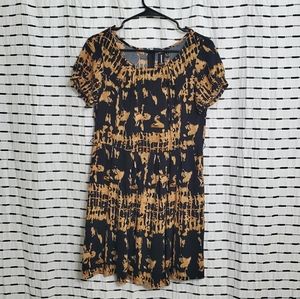 Izabel London Printed Black Dress